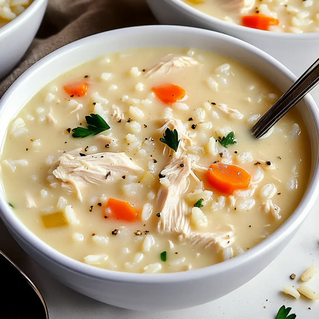 Creamy Chicken and Rice Soup