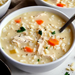 Creamy Chicken and Rice Soup