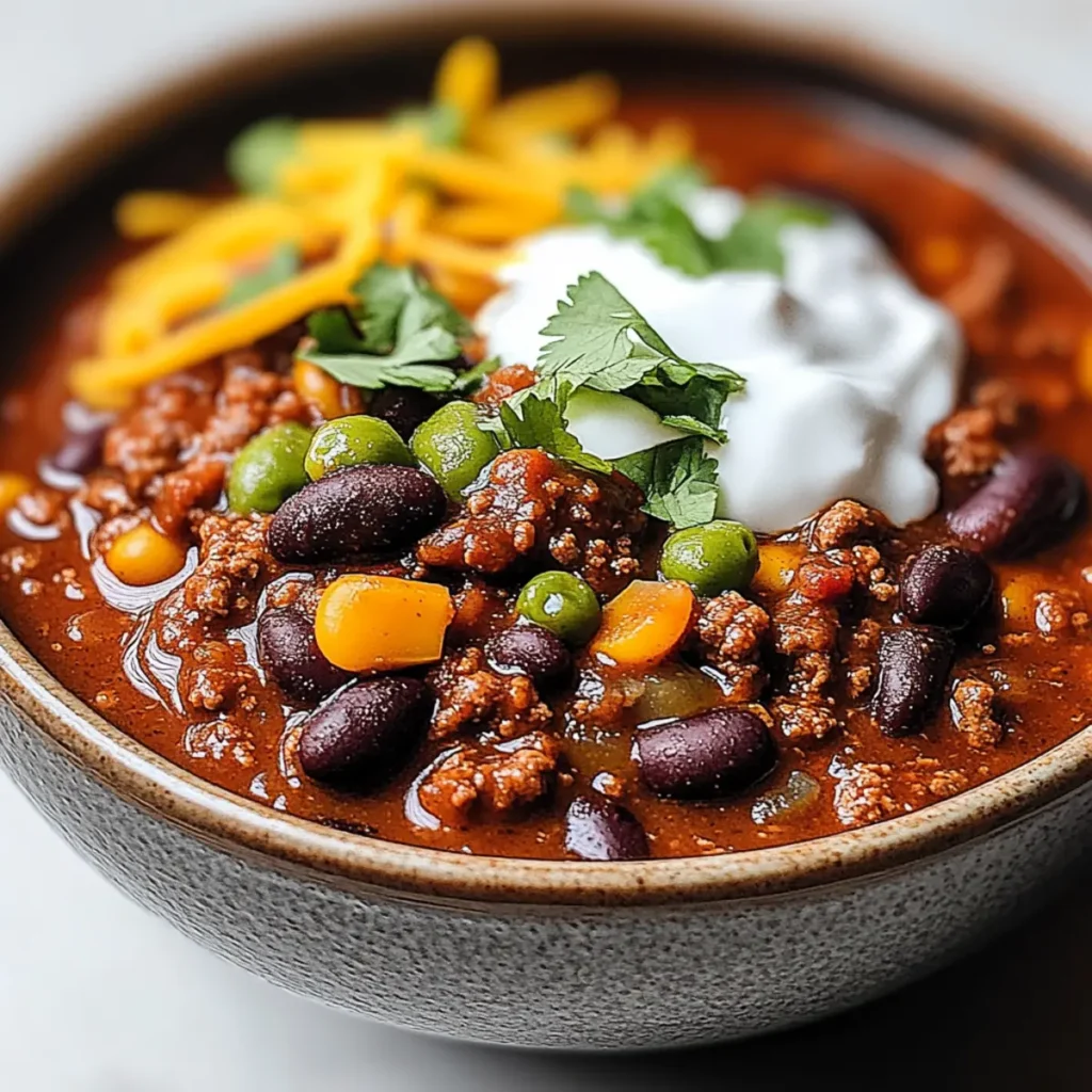 High Protein Chili