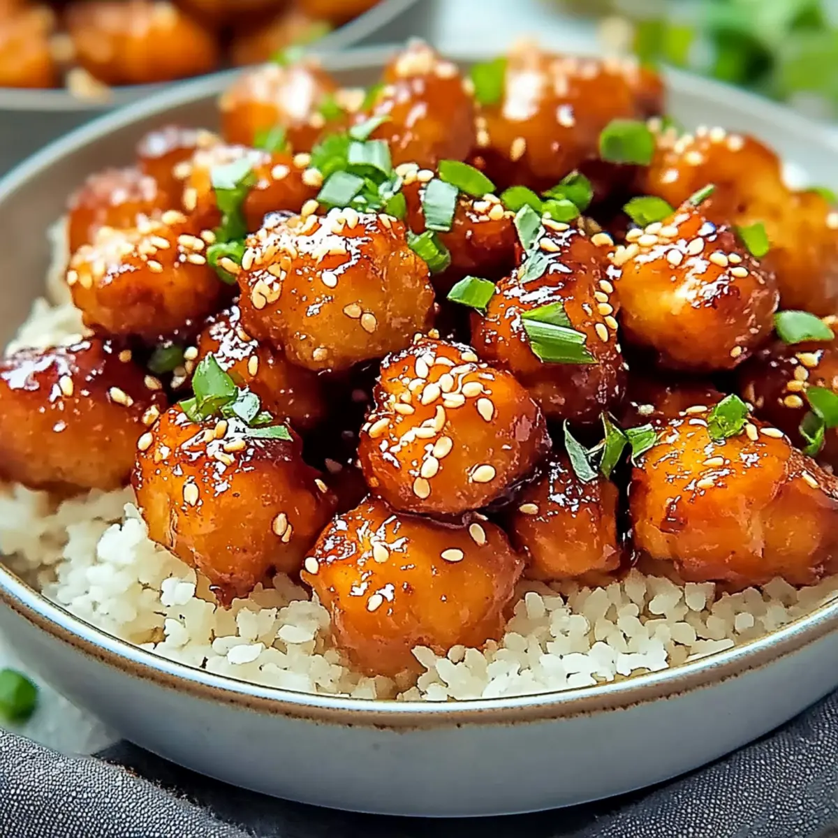 Honey Garlic Chicken Bites