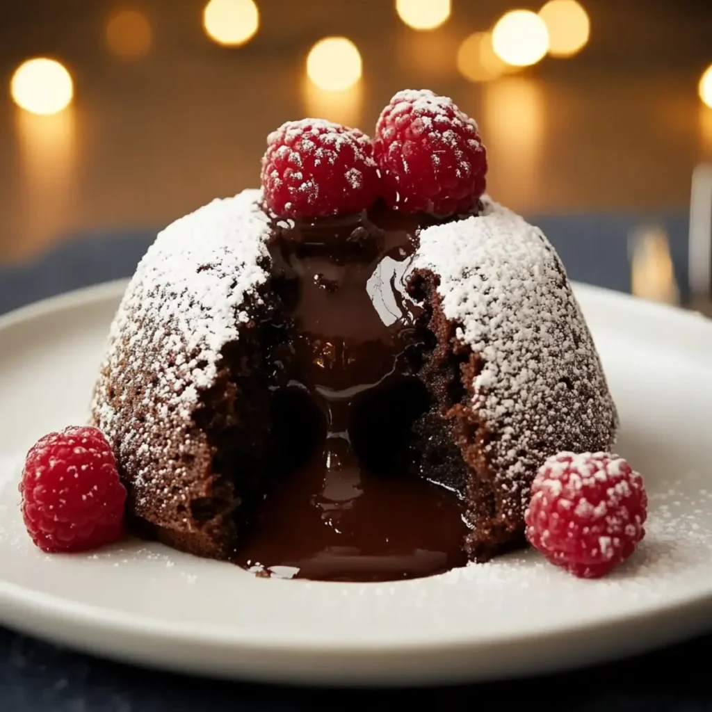 Delicious New Year Chocolate Lava Cakes Ready in Just 6 Minutes