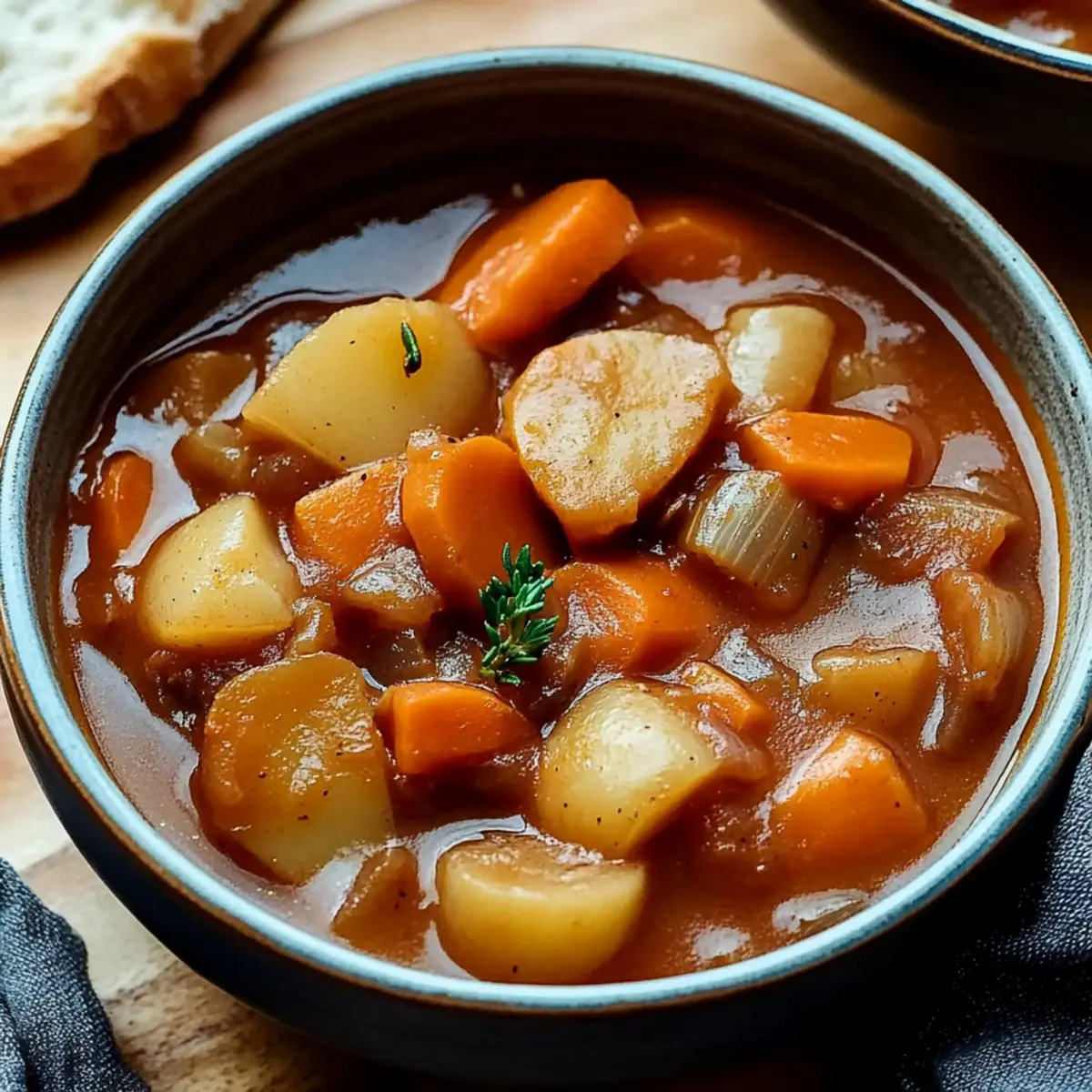 Crockpot Vegetable Stew with Tender Beef for Hearty Meals