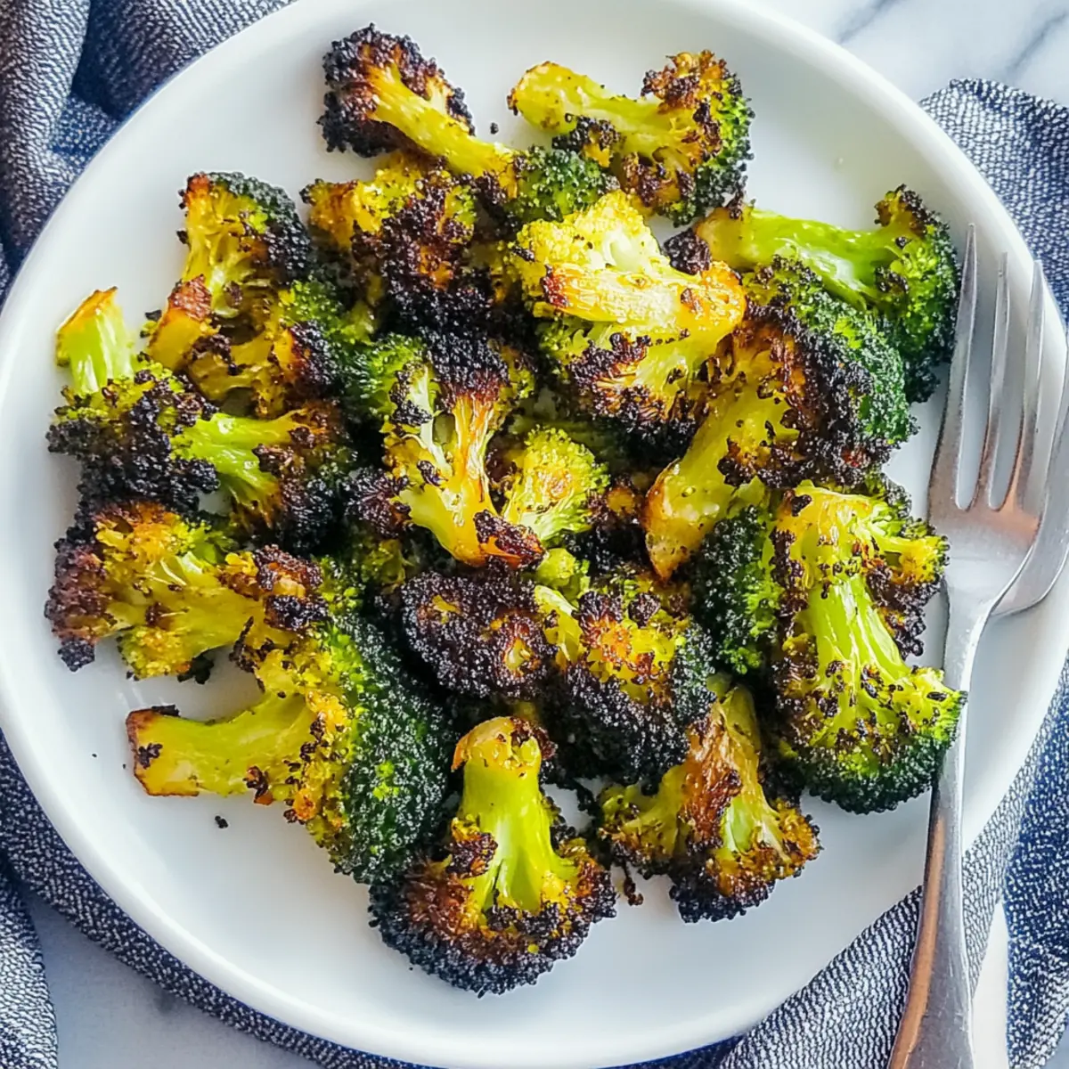 Crispy Frozen Roasted Broccoli