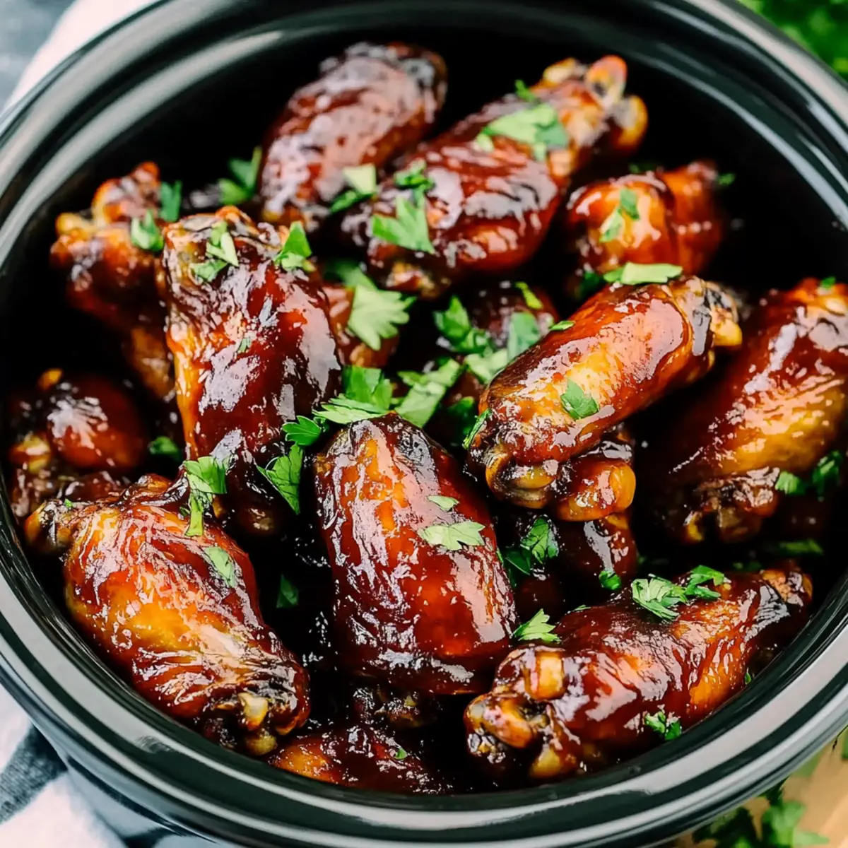 Delicious Crockpot BBQ Chicken Wings Recipe for Easy Entertaining