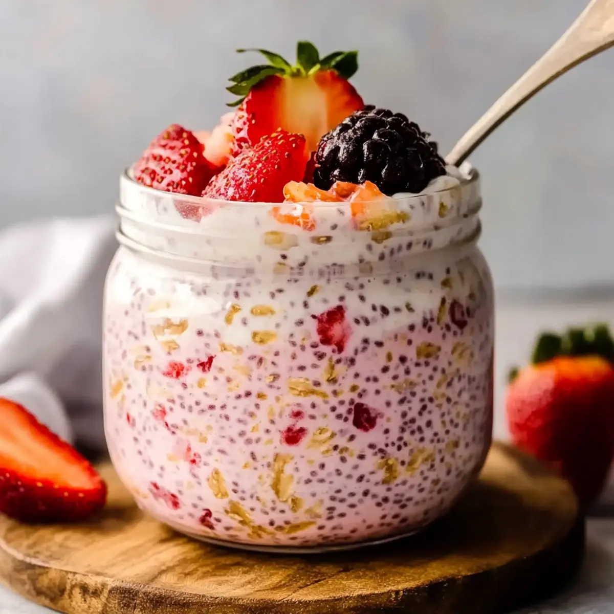 Delicious Strawberry Greek Yogurt Overnight Oats Recipe to Try