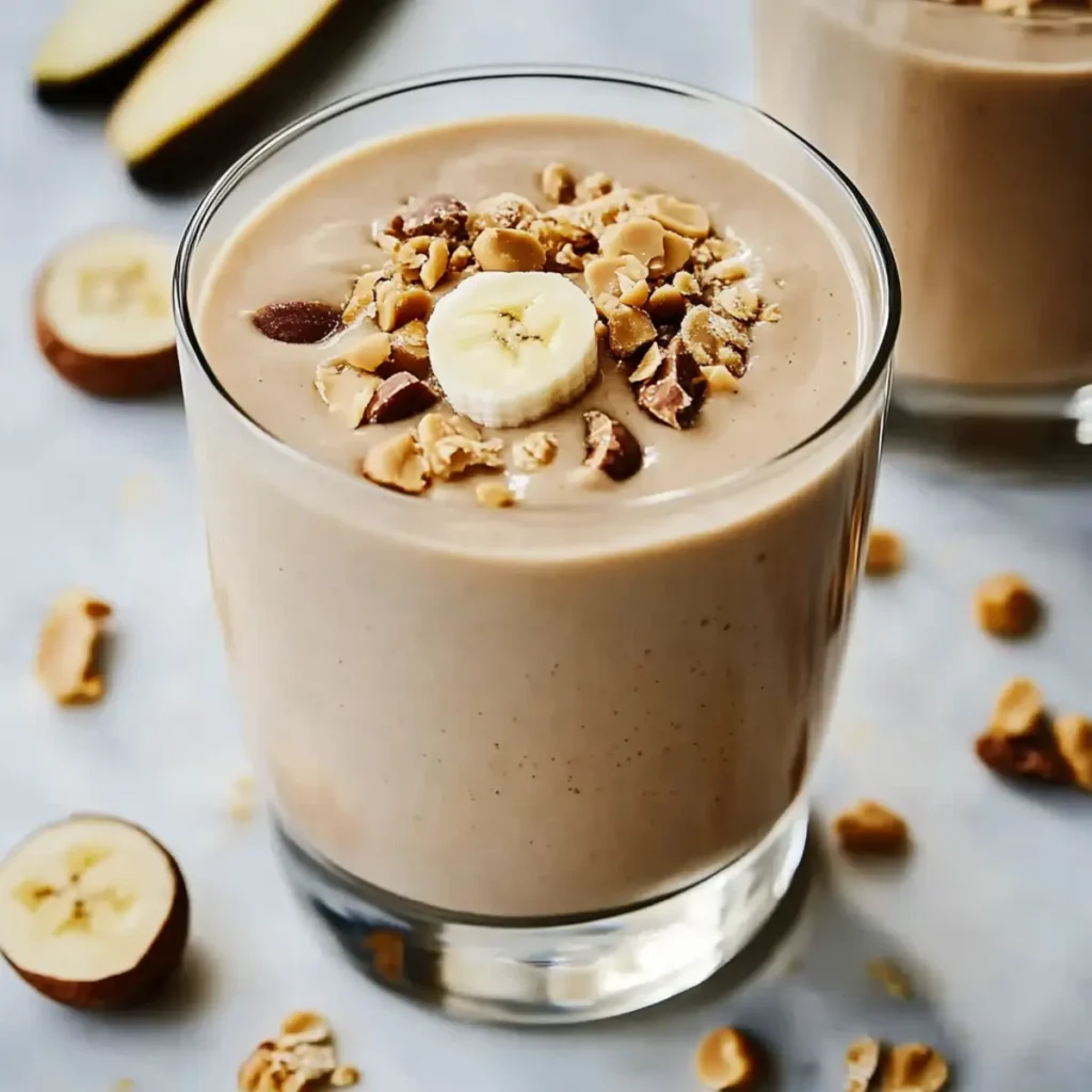 Delicious Banana Peanut Butter Smoothie