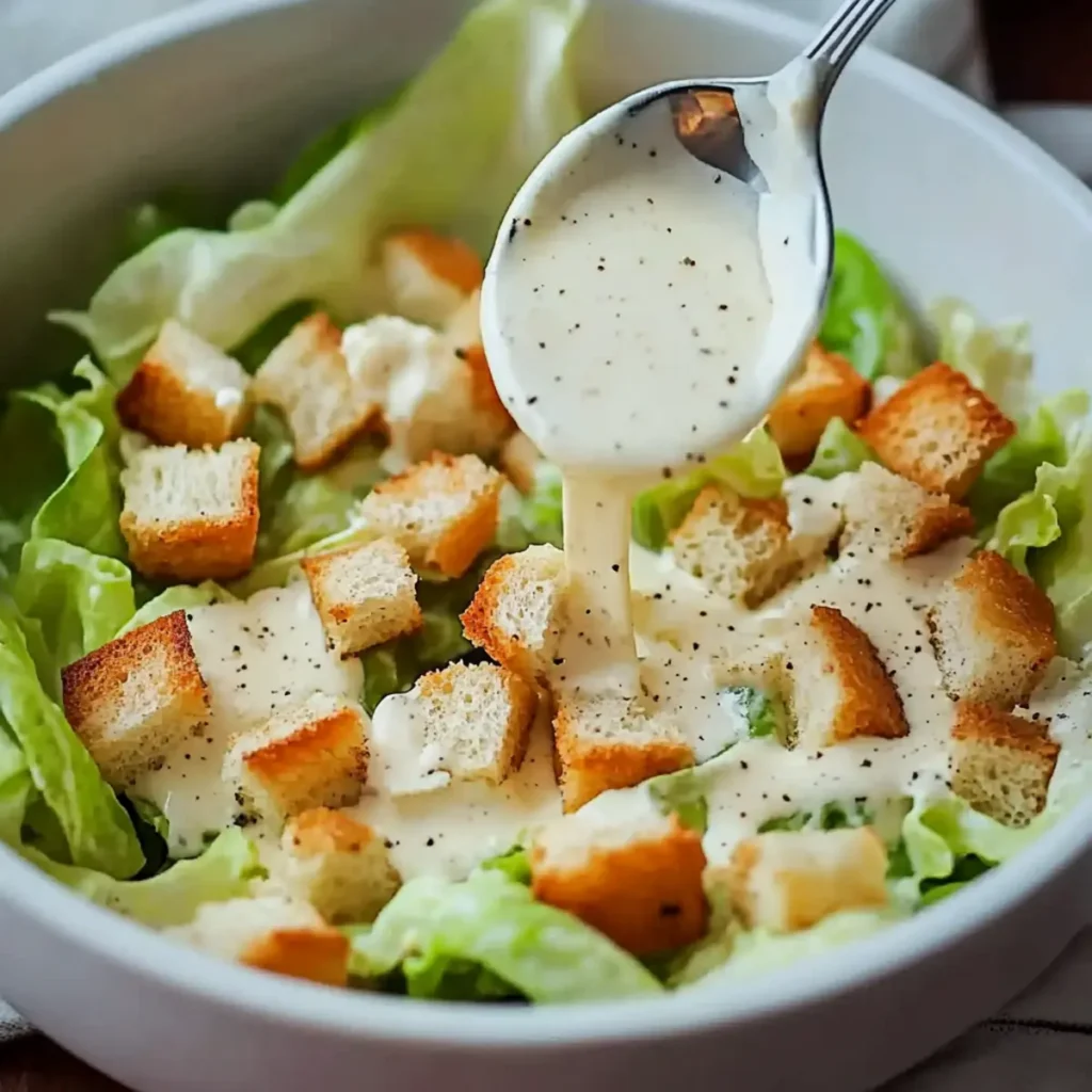 Easy Homemade Caesar Salad Dressing Recipe in Just 10 Minutes