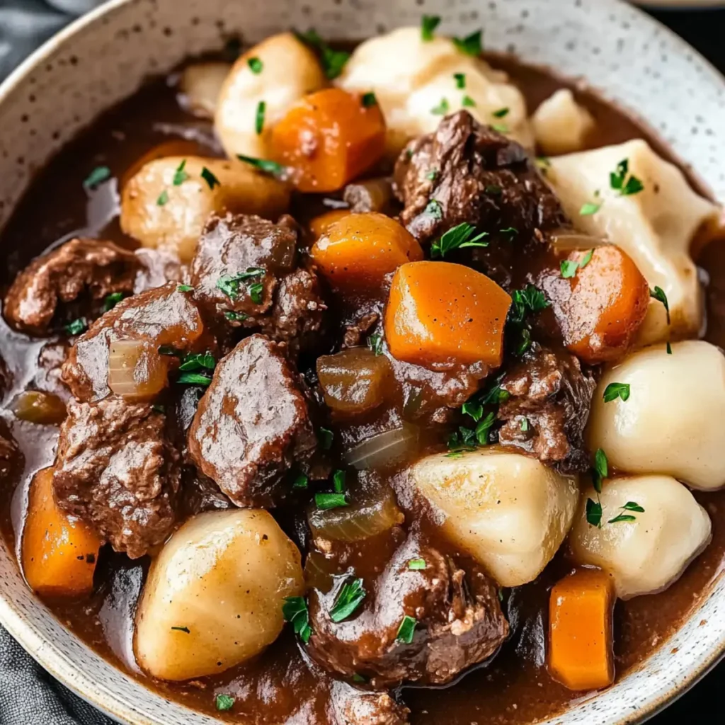 Crockpot Beef Bourguignon