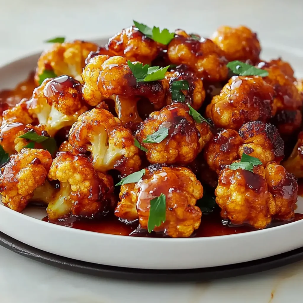 Honey-Garlic Cauliflower