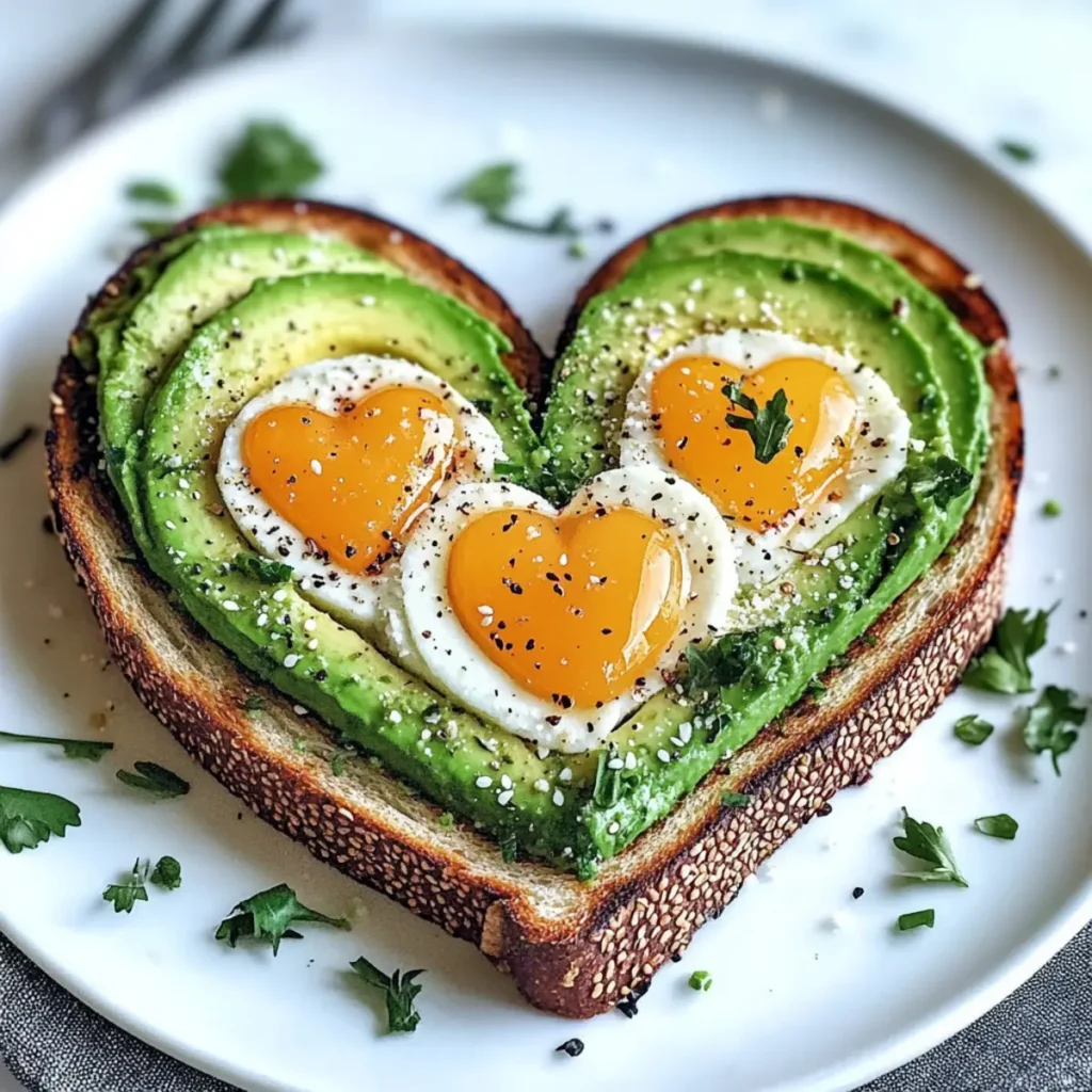 Delicious Valentine Avocado Toast Hearts for Your Sweetheart
