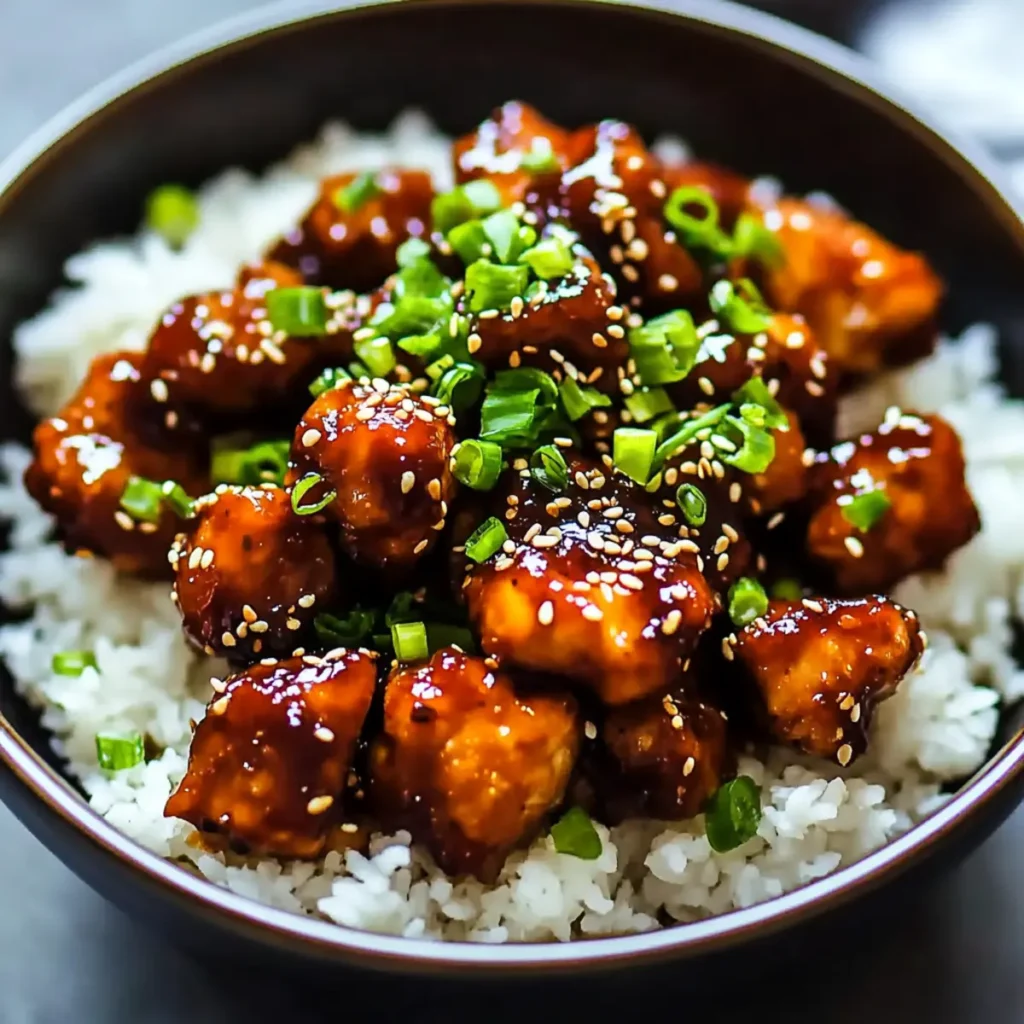 Sticky Garlic Gochujang Chicken