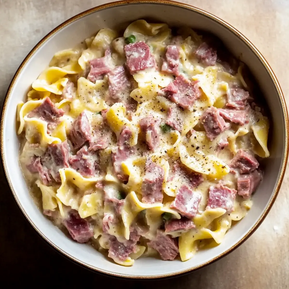 Delicious Corned Beef & Noodle Casserole