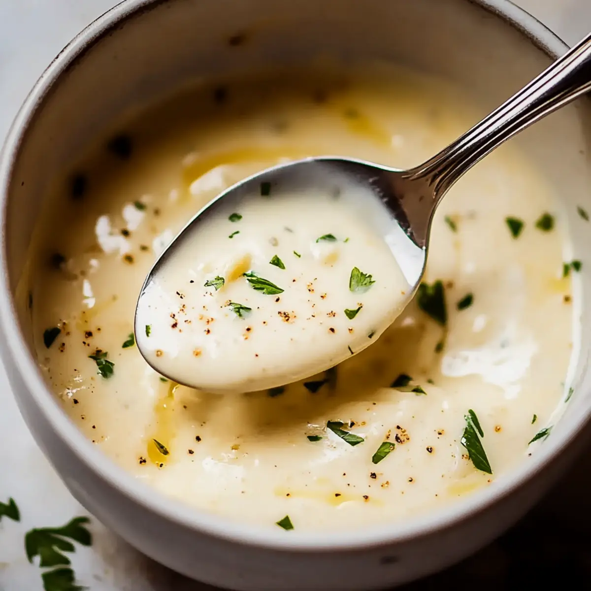 Classic Creamy Garlic Sauce