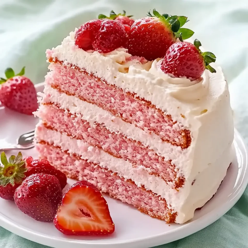 Classic Strawberry Cake