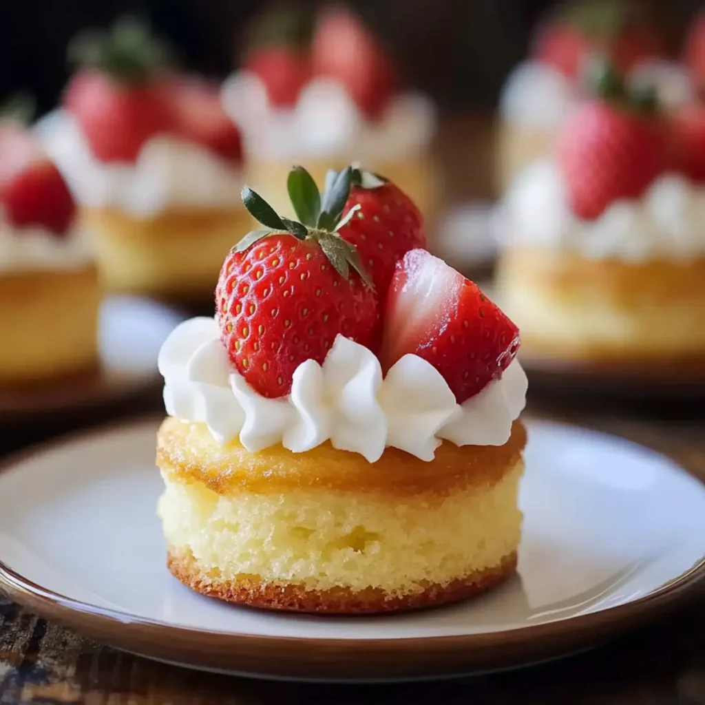 Delicious Mini Strawberry Shortcakes for Parties