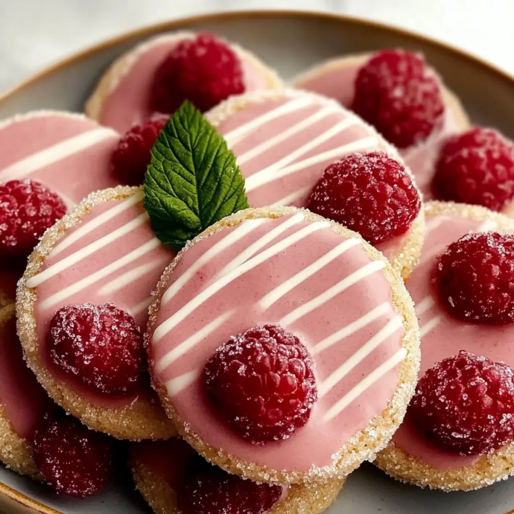 Raspberry Sugar Cookies