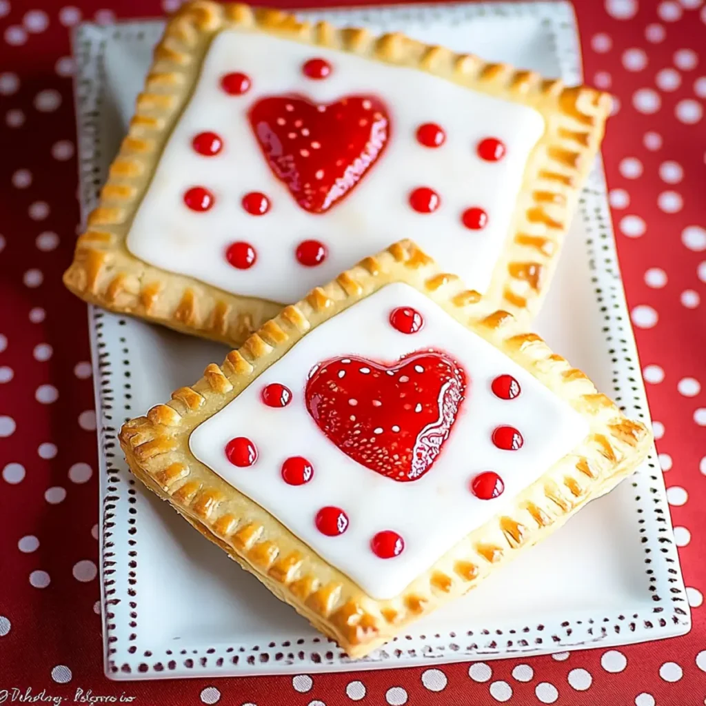 Delicious Valentine's Day Inspired Pop-Tarts with Strawberry Jam