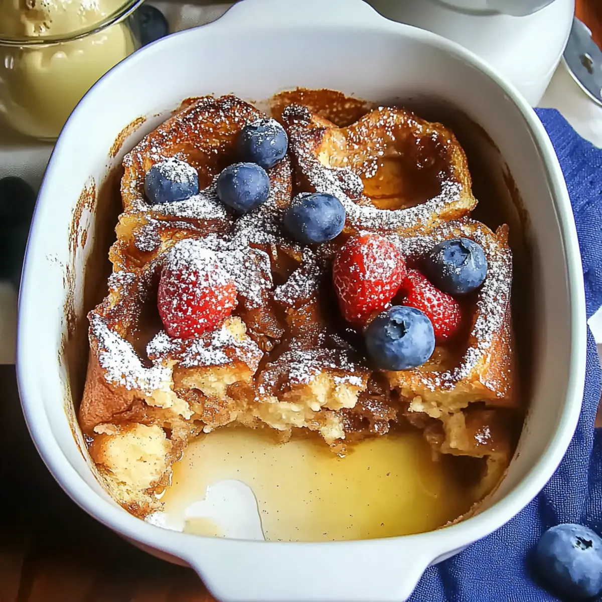 Cinnamon Croissant French Toast Bake