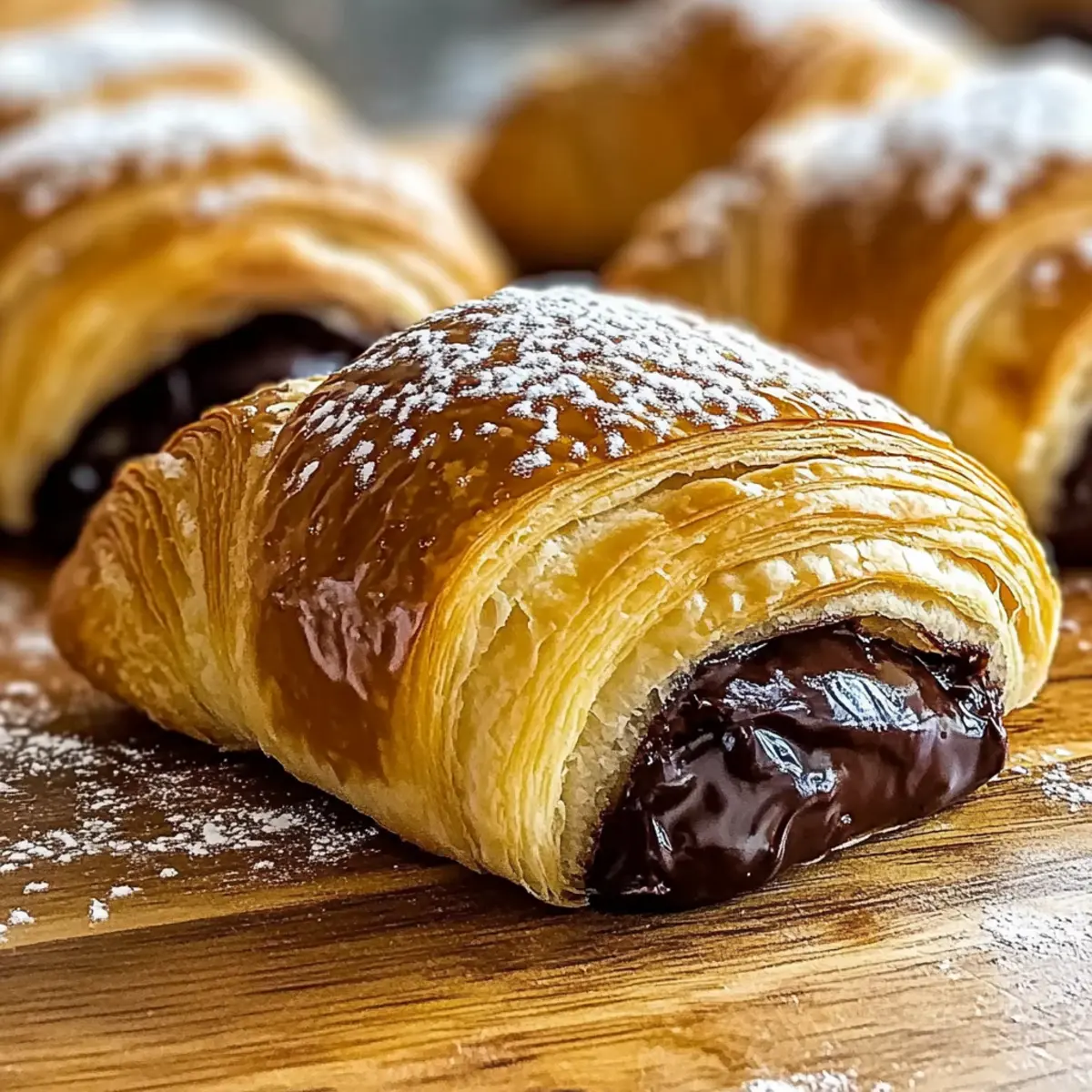 Easy Chocolate Croissants
