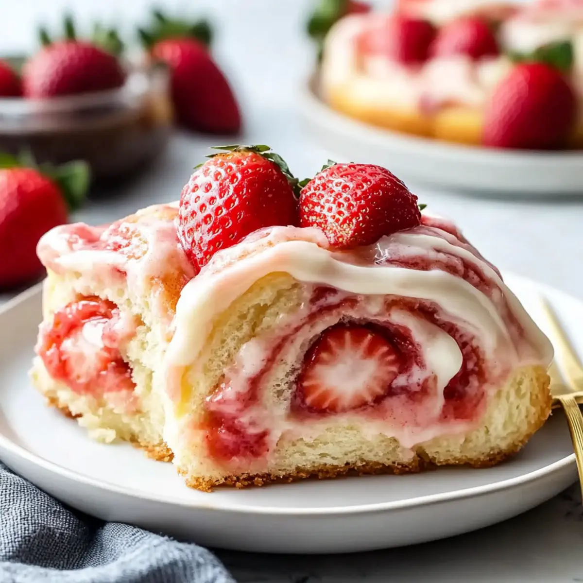 Delicious Strawberry Cheesecake Cinnamon Rolls Recipe to Indulge