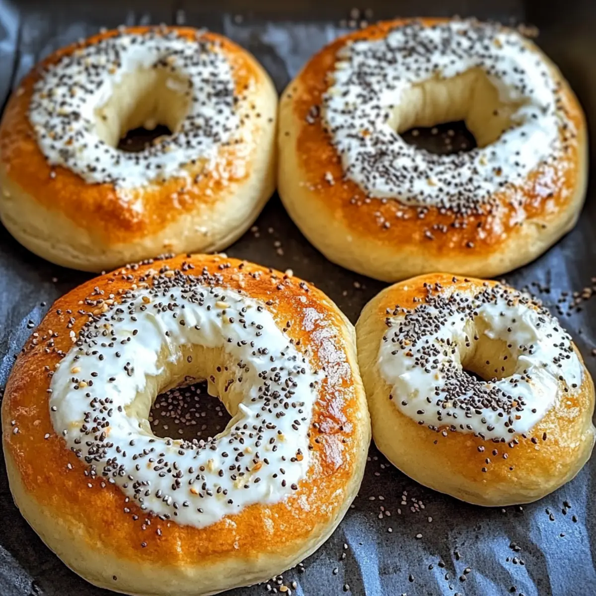 High-Protein Greek Yogurt Bagels