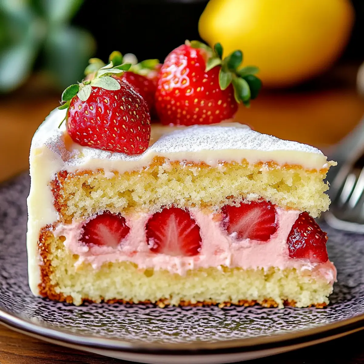 Strawberry Lemon Cake