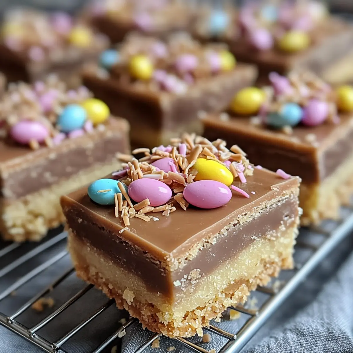 Easter Mini Eggs Millionaire Shortbread