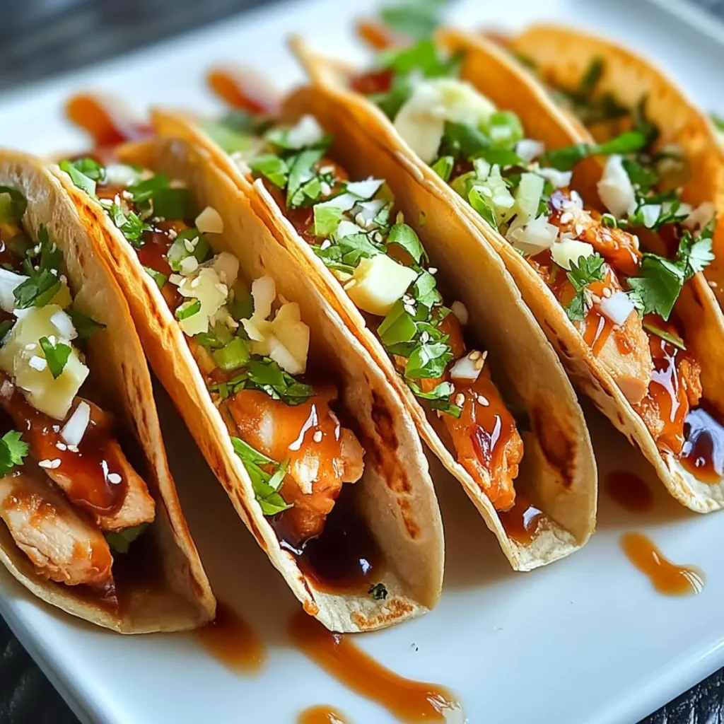 Asian Chicken Wonton Tacos